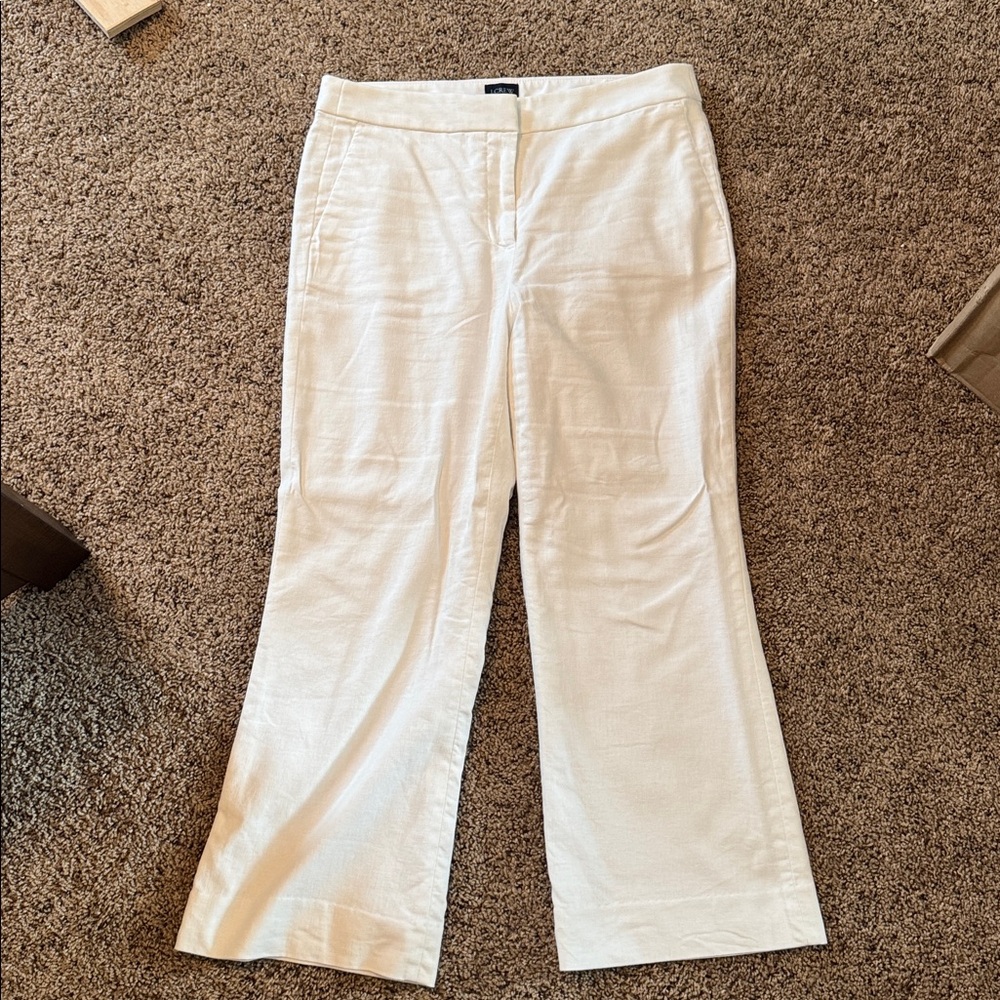 J. Crew Cream Kelsey Pants